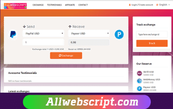 E-Currency Exchange Script | All Gateaway Supported | Best E-currency Exchange Script